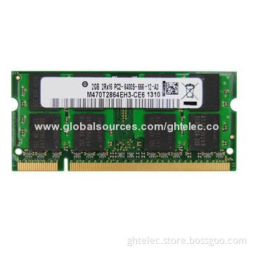 Fast delivery non ECC GHT800D2S6/2G DDR2 2GB RAM for laptop